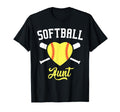 Softball Aunt Family Softball T-Shirt - Fun Novelty Design for Adults - T-Shirt, Sweatshirt, Hoodie