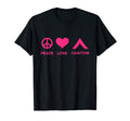 Peace Love Camping T-Shirt - Casual Everyday Wear Unisex - T-Shirt, Sweatshirt, Hoodie