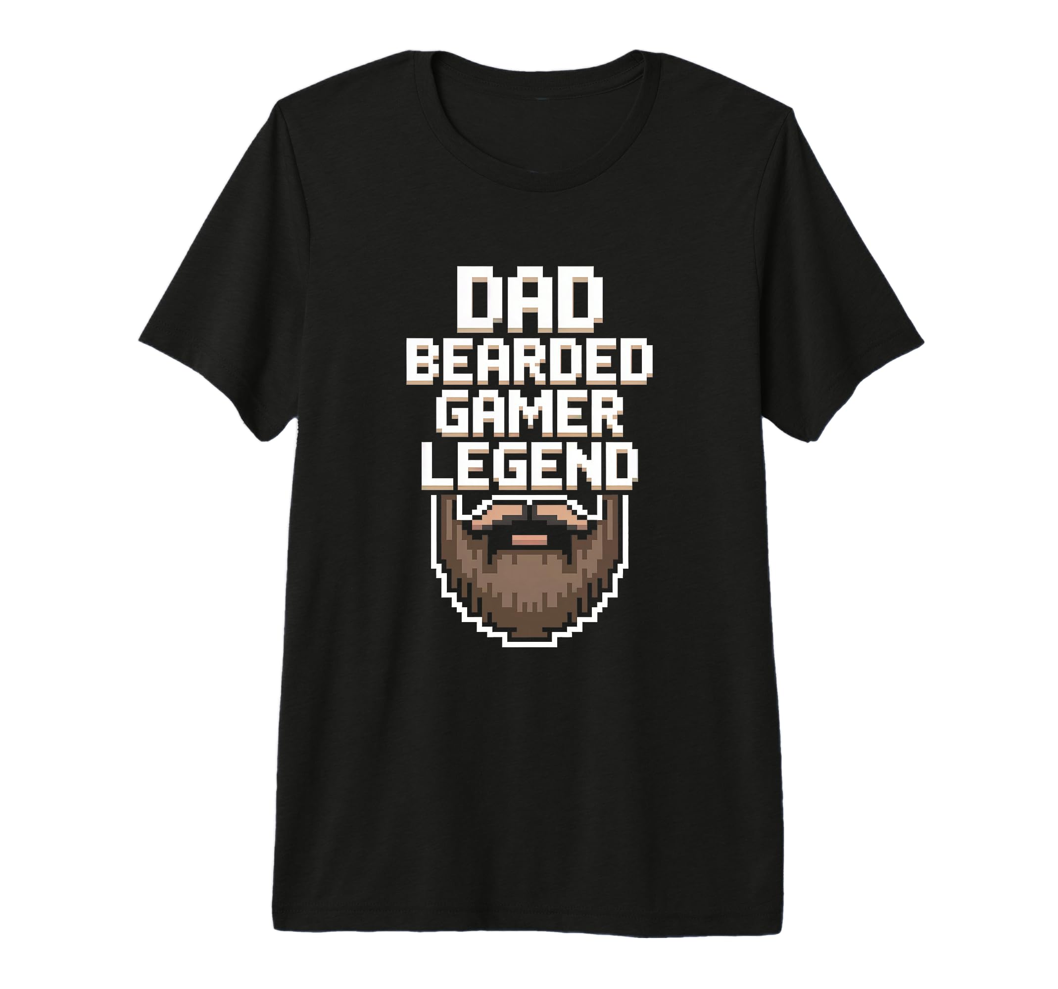 Mens Funny Gamer Bearded Dad Gaming Dad T-Shirt - Aesthetic Graphic Unisex - T-Shirt, Sweatshirt, Hoodie