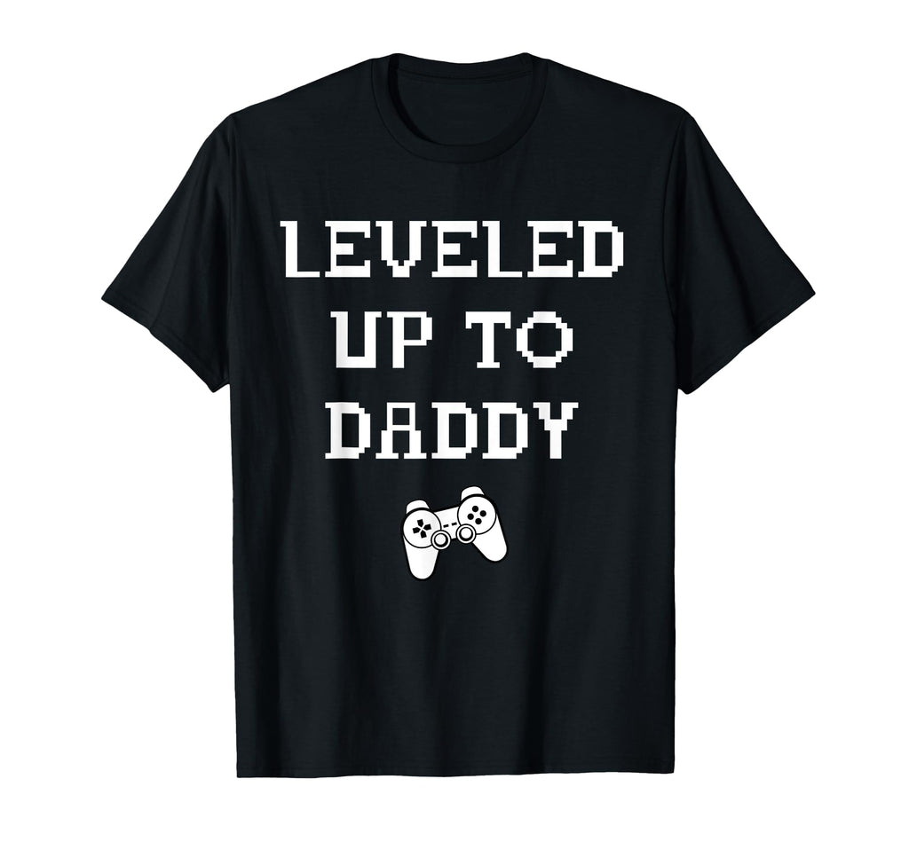 Gamer Dad Fathers Day Announcement T-Shirt - Minimalist Print Men Women - T-Shirt, Sweatshirt, Hoodie