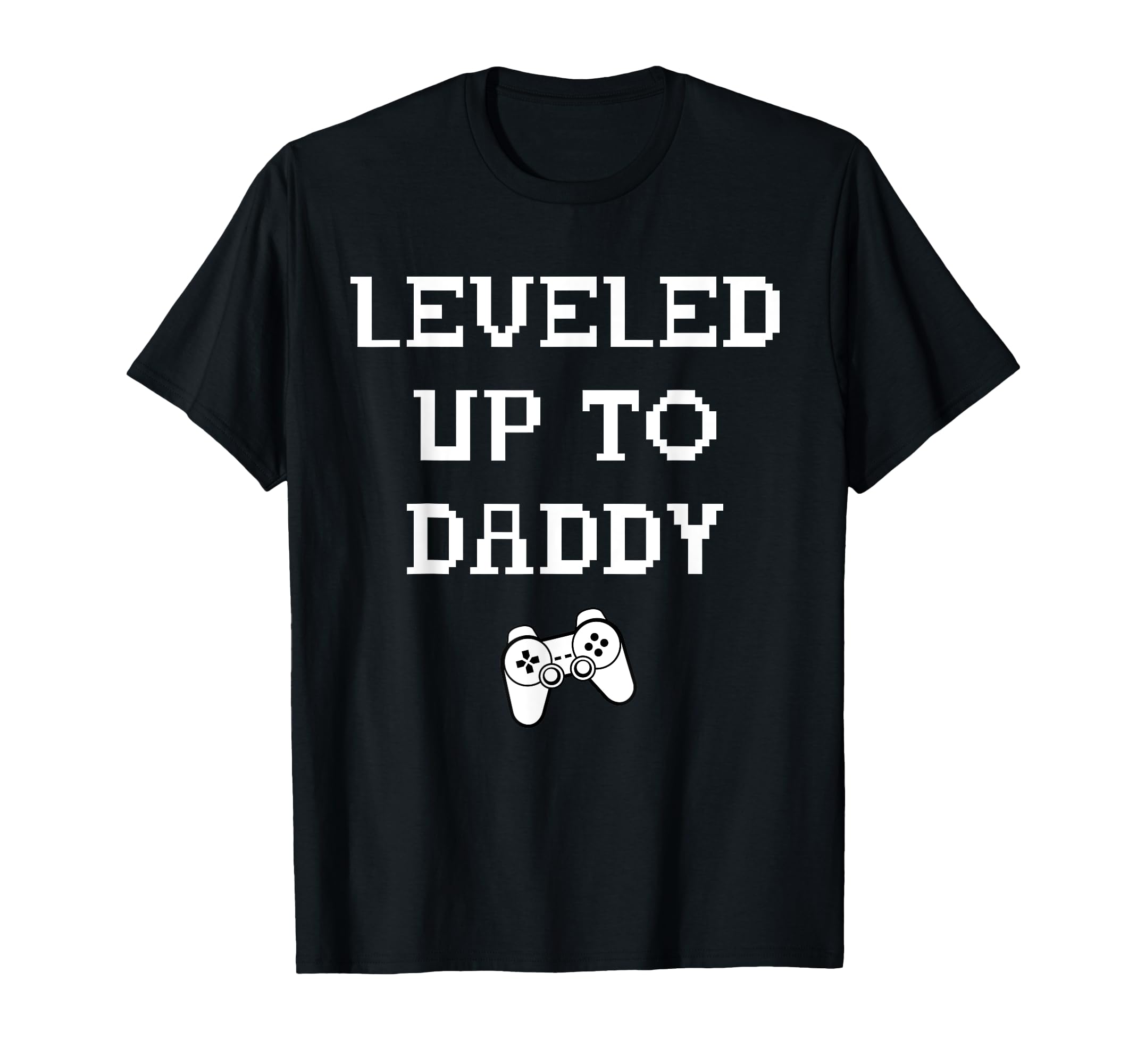 Gamer Dad Fathers Day Announcement T-Shirt - Minimalist Print Men Women - T-Shirt, Sweatshirt, Hoodie
