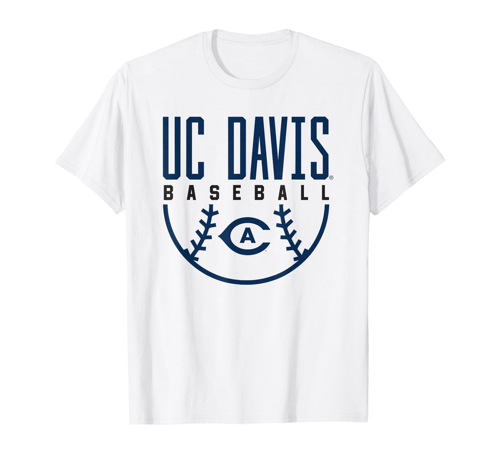 Uc Davis Aggies Baseball Arch T-Shirt - Fun Novelty Design for Adults - T-Shirt, Sweatshirt, Hoodie