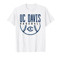 Uc Davis Aggies Baseball Arch T-Shirt - Fun Novelty Design for Adults - T-Shirt, Sweatshirt, Hoodie