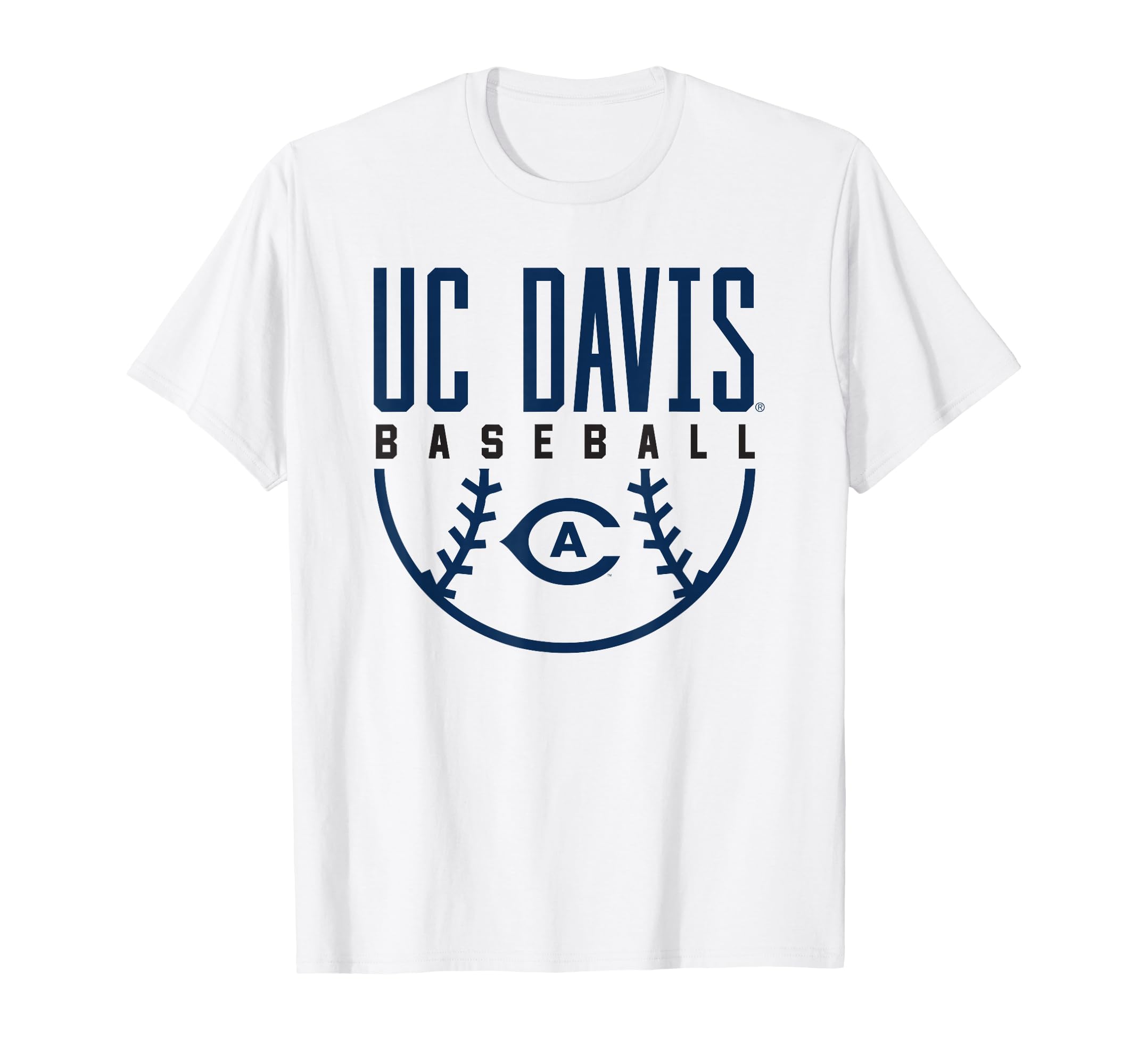 Uc Davis Aggies Baseball Arch T-Shirt - Fun Novelty Design for Adults - T-Shirt, Sweatshirt, Hoodie