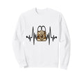 Womens Funny Camera Heartbeat Sweatshirt - Fun Novelty Design Men Women - T-Shirt, Sweatshirt, Hoodie
