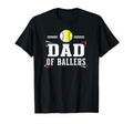 Dad Ballers Baseball Softball Funny T-Shirt - Minimalist Print Unisex - T-Shirt, Sweatshirt, Hoodie