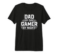 Dad Day Gamer Night Tri Blend T-Shirt - Unique Graphic Unisex - T-Shirt, Sweatshirt, Hoodie