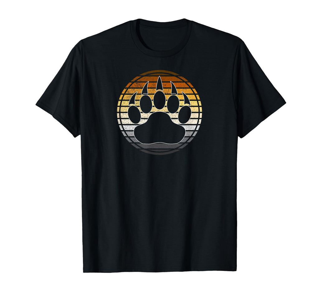 Distressed Gay Bear Pride Claw T-Shirt - Novelty Apparel for Adults - T-Shirt, Sweatshirt, Hoodie