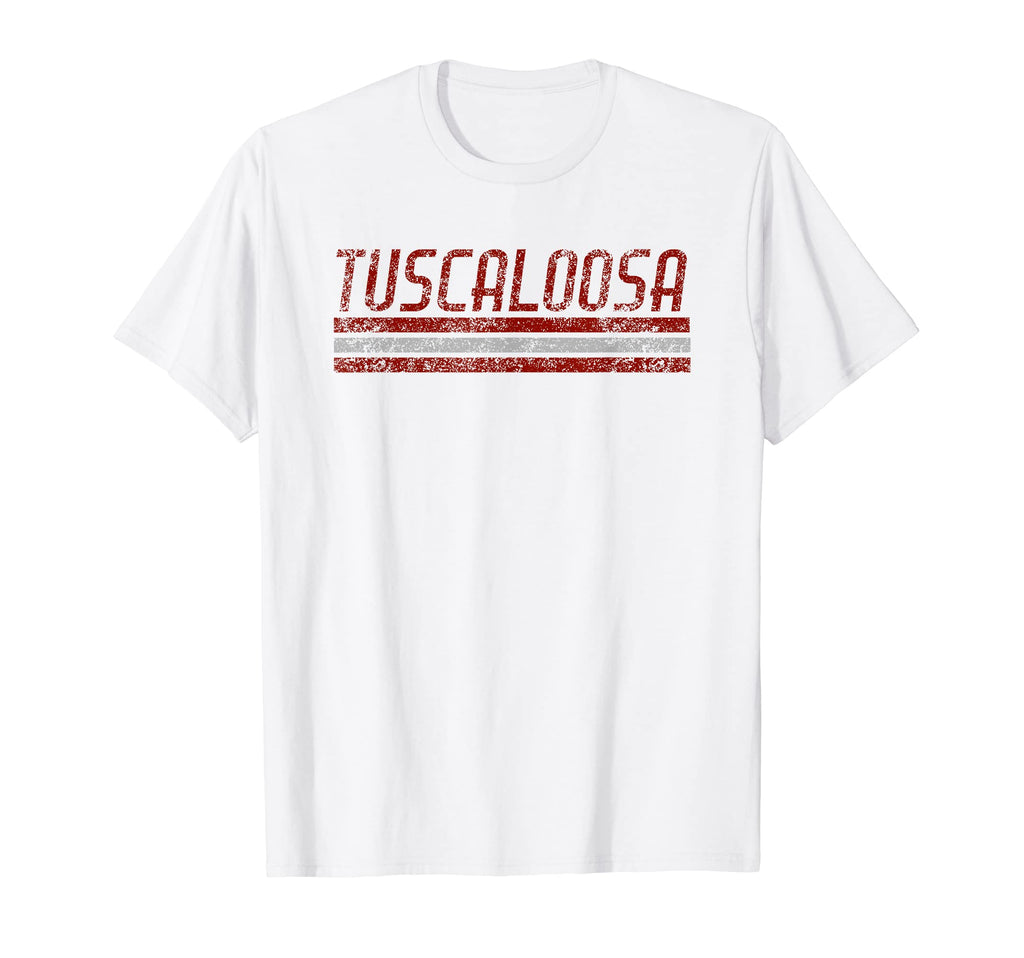 Tuscaloosa Alabama Weathered Stripe T-Shirt - Trendy Graphic for Adults - T-Shirt, Sweatshirt, Hoodie