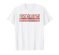 Tuscaloosa Alabama Weathered Stripe T-Shirt - Trendy Graphic for Adults - T-Shirt, Sweatshirt, Hoodie