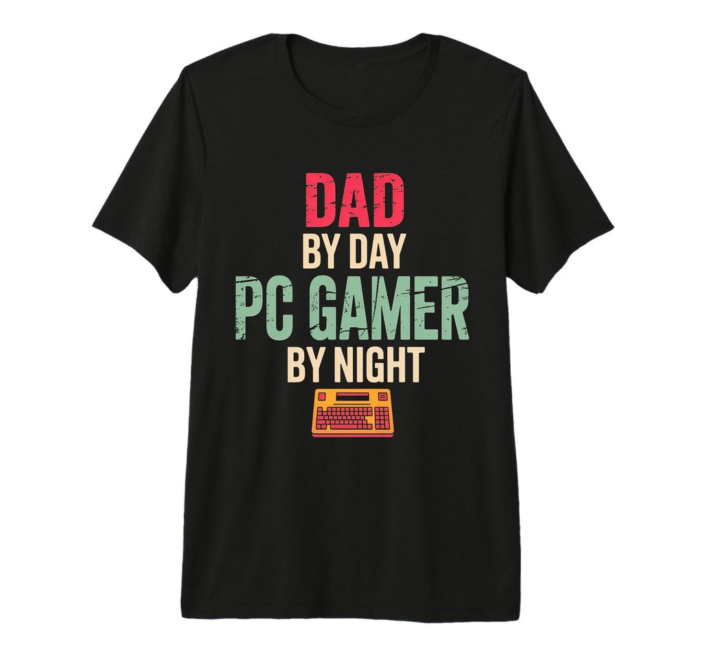 Dad Day Pc Gamer Night Gifts Gaming T-Shirt - Trendy Graphic for Adults - T-Shirt, Sweatshirt, Hoodie