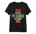 Dad Day Pc Gamer Night Gifts Gaming T-Shirt - Trendy Graphic for Adults - T-Shirt, Sweatshirt, Hoodie