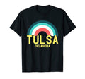 Tulsa Oklahoma Rainbow T-Shirt - Novelty Apparel Men Women - T-Shirt, Sweatshirt, Hoodie