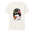 Football Mom Baseball Mom Both Messy T-Shirt - Aesthetic Graphic Unisex - T-Shirt, Sweatshirt, Hoodie