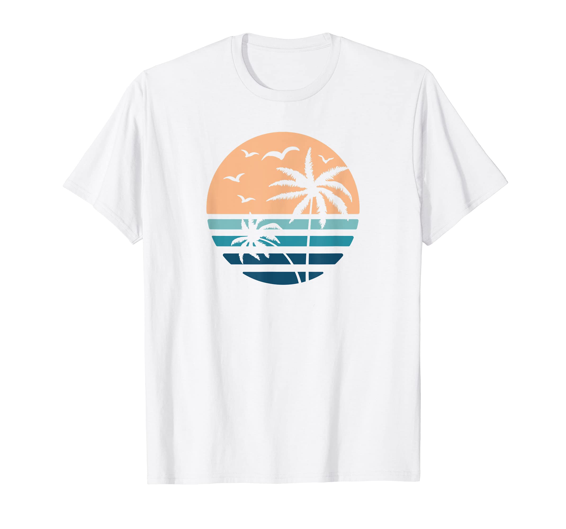 Hawaiian Tropical Beach Sunset T-Shirt - Casual Everyday Wear Men Women - T-Shirt, Sweatshirt, Hoodie