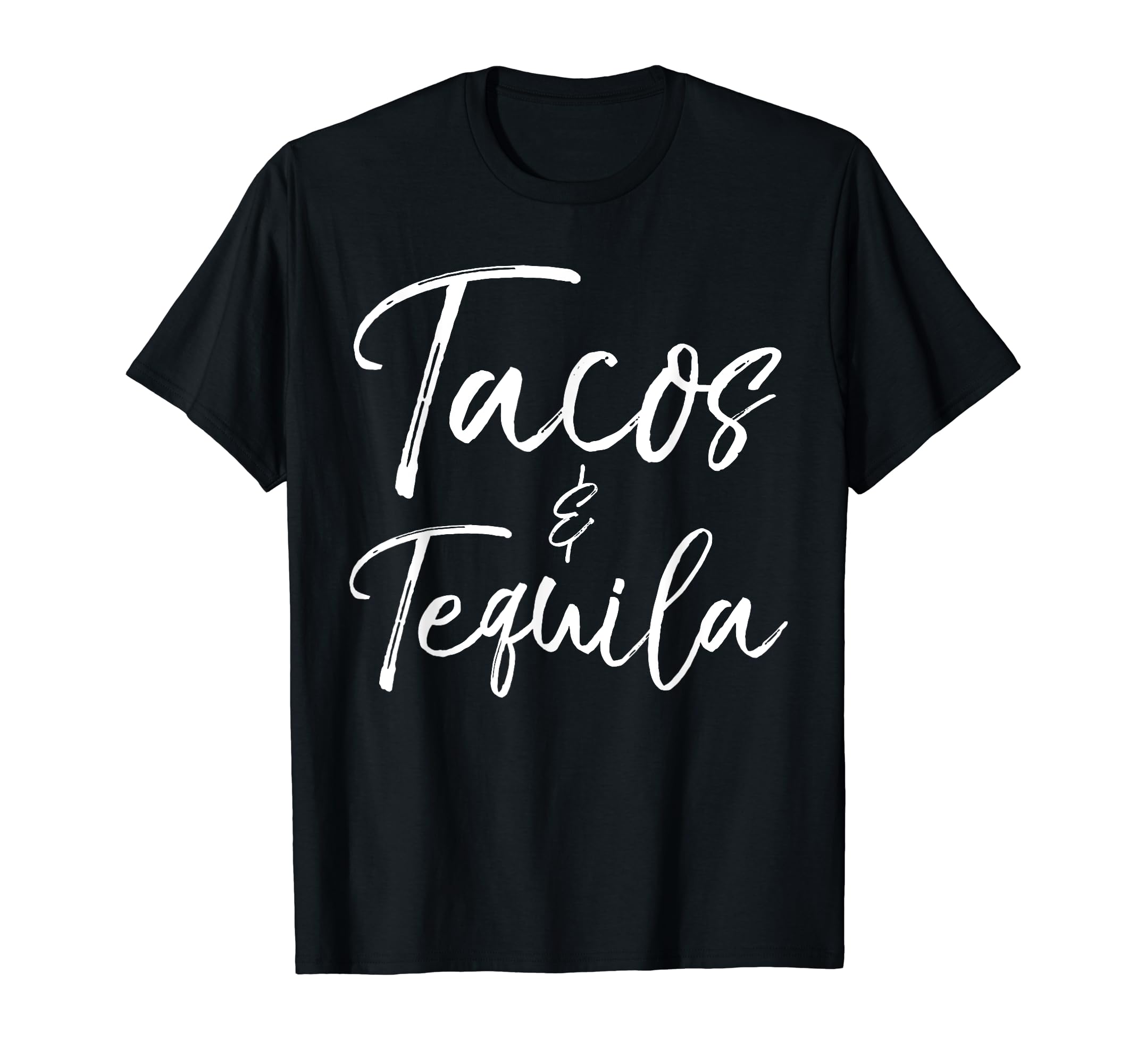 Tacos And Tequila Distressed Funny T-Shirt - Minimalist Print Men Women - T-Shirt, Sweatshirt, Hoodie