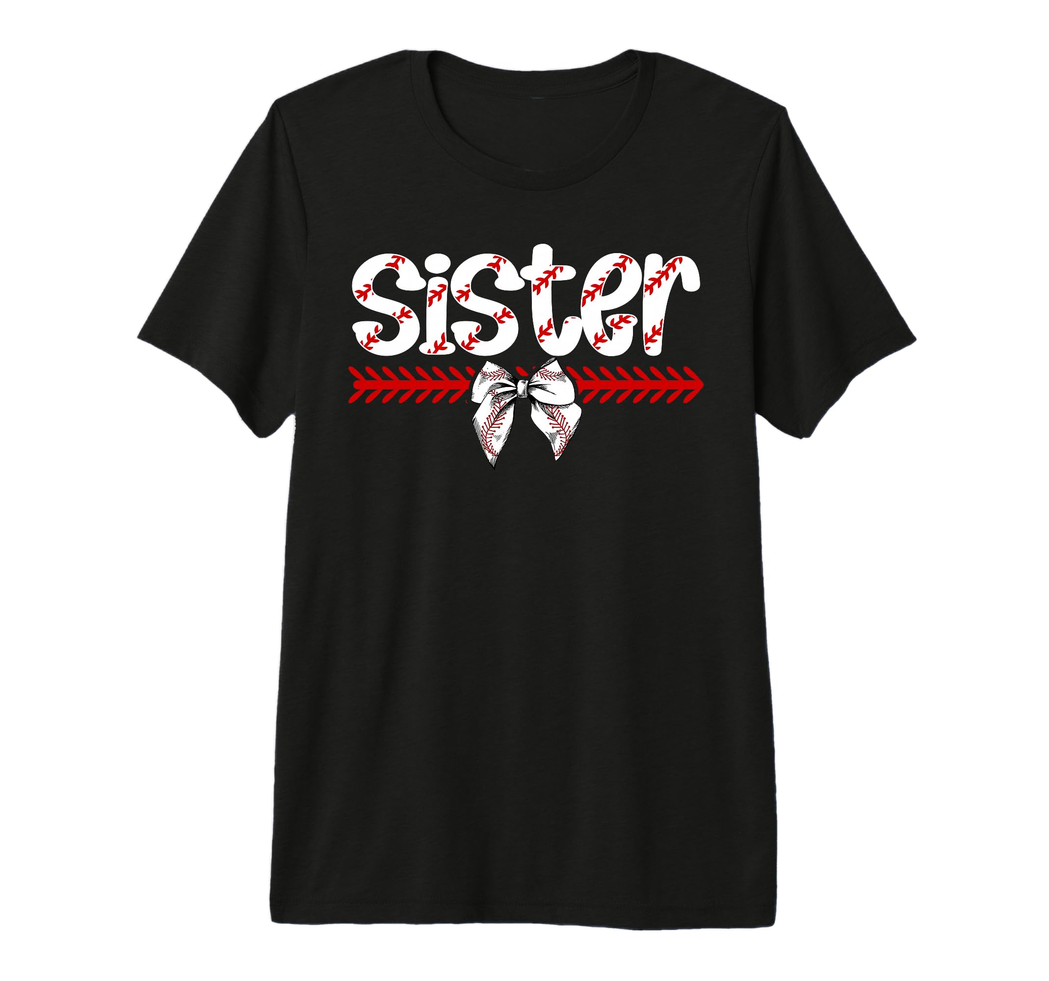 Baseball Sister Proud Sister T-Shirt - Minimalist Print for Adults - T-Shirt, Sweatshirt, Hoodie