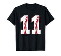 Baseball Number 11 Jersey Sports T-Shirt - Casual Everyday Wear for Adults - T-Shirt, Sweatshirt, Hoodie