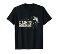 I Aim To Misbehave Space Western Sci T-Shirt - Minimalist Print Men Women - T-Shirt, Sweatshirt, Hoodie