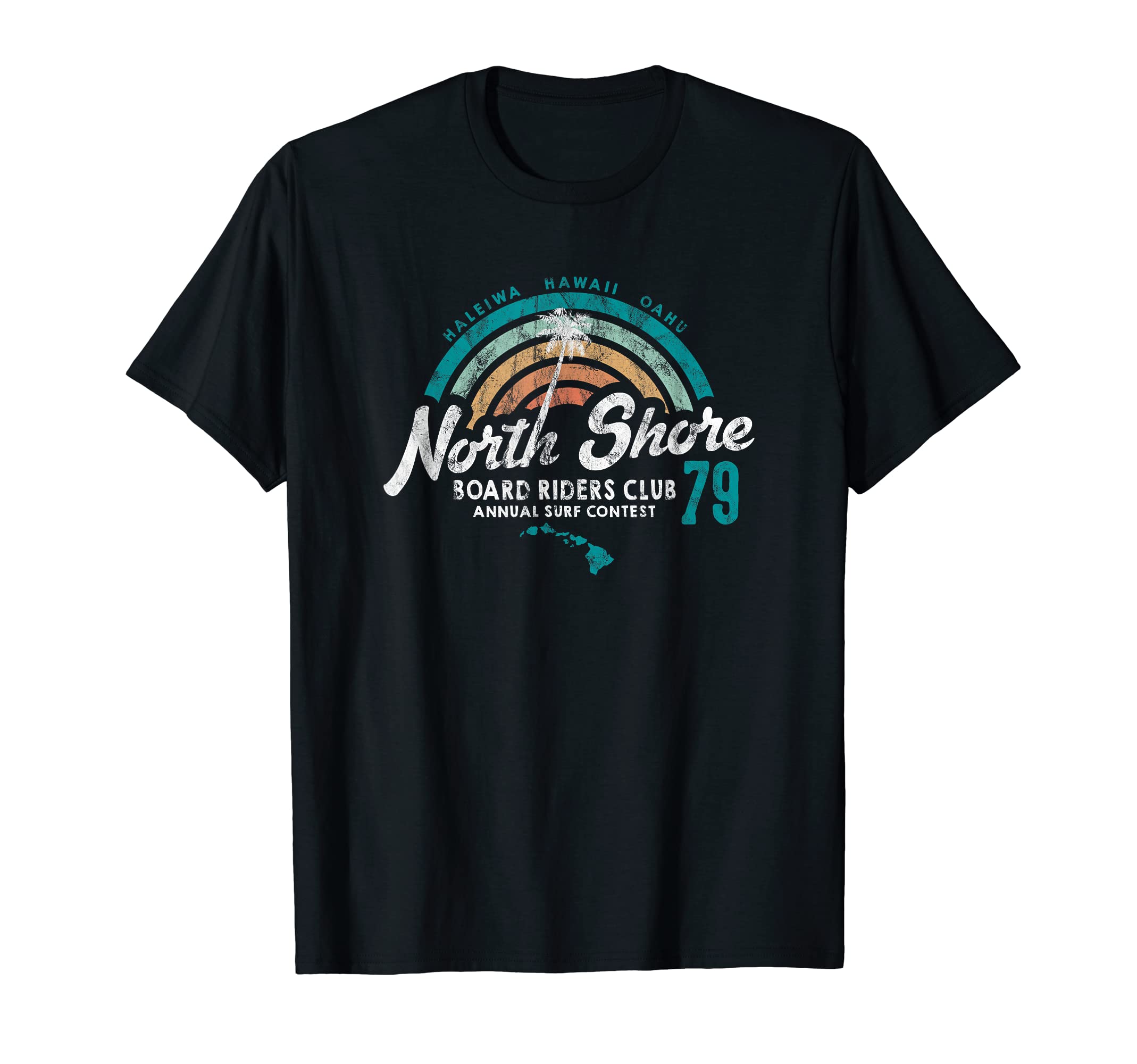 Hawaii North Shore Surf Riders Club T-Shirt - Minimalist Print Men Women - T-Shirt, Sweatshirt, Hoodie