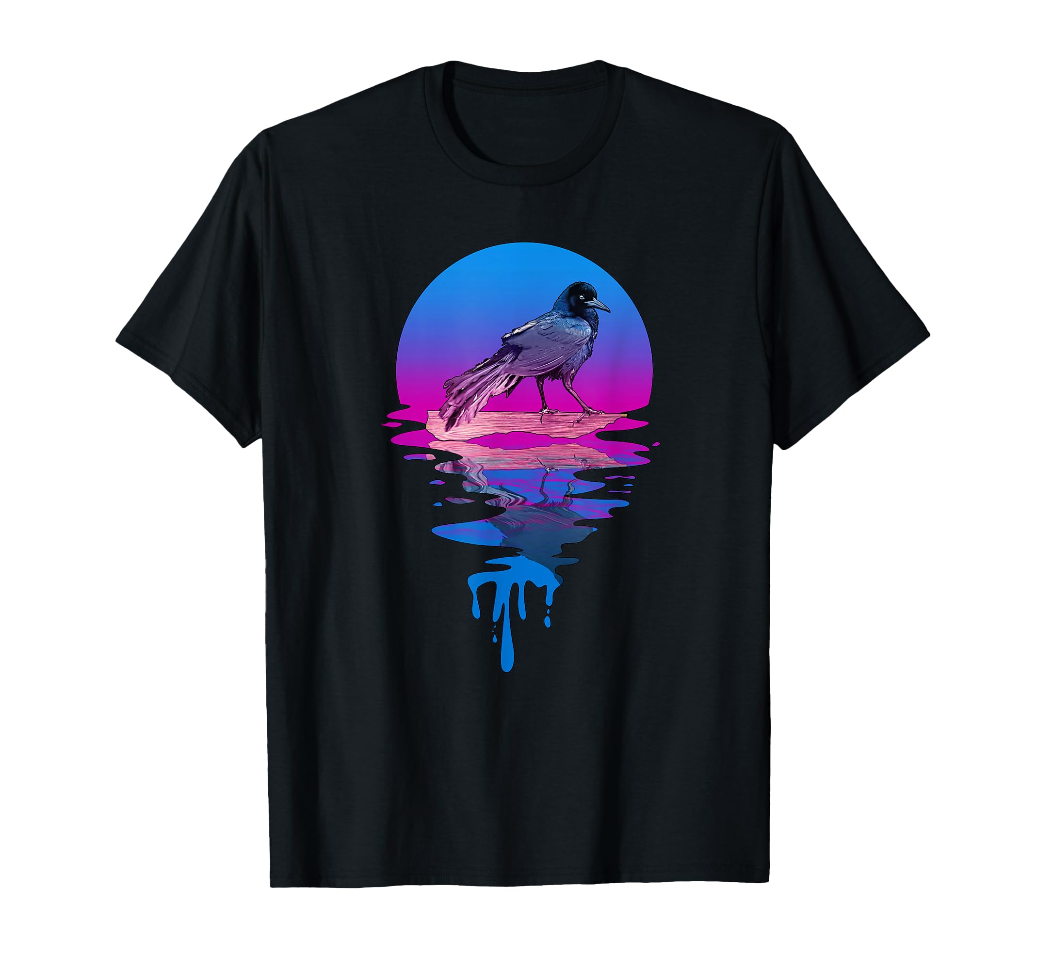 Sunset Grackle T-Shirt - Aesthetic Graphic for Adults - T-Shirt, Sweatshirt, Hoodie