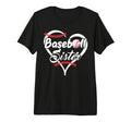 Baseball Sister Heart Proud Baseball T-Shirt - Streetwear Style for Adults - T-Shirt, Sweatshirt, Hoodie