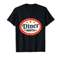 Diner Nights Neon Stars T-Shirt - Aesthetic Graphic for Adults - T-Shirt, Sweatshirt, Hoodie