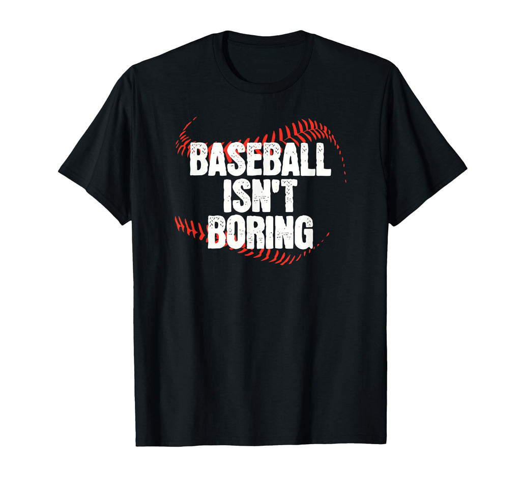 Baseball Seams Isnt Boring Hoodie - Unique Graphic Men Women - T-Shirt, Sweatshirt, Hoodie