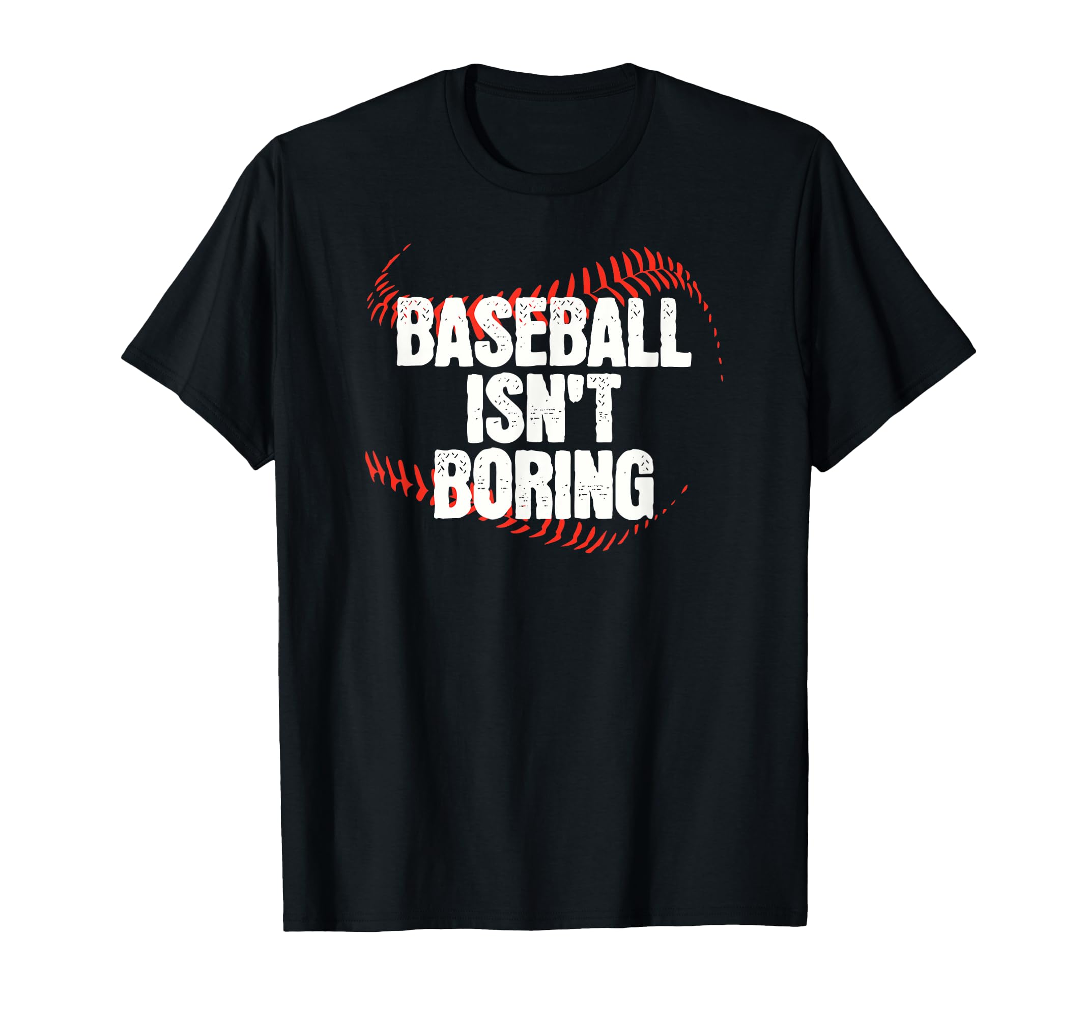 Baseball Seams Isnt Boring Hoodie - Unique Graphic Men Women - T-Shirt, Sweatshirt, Hoodie