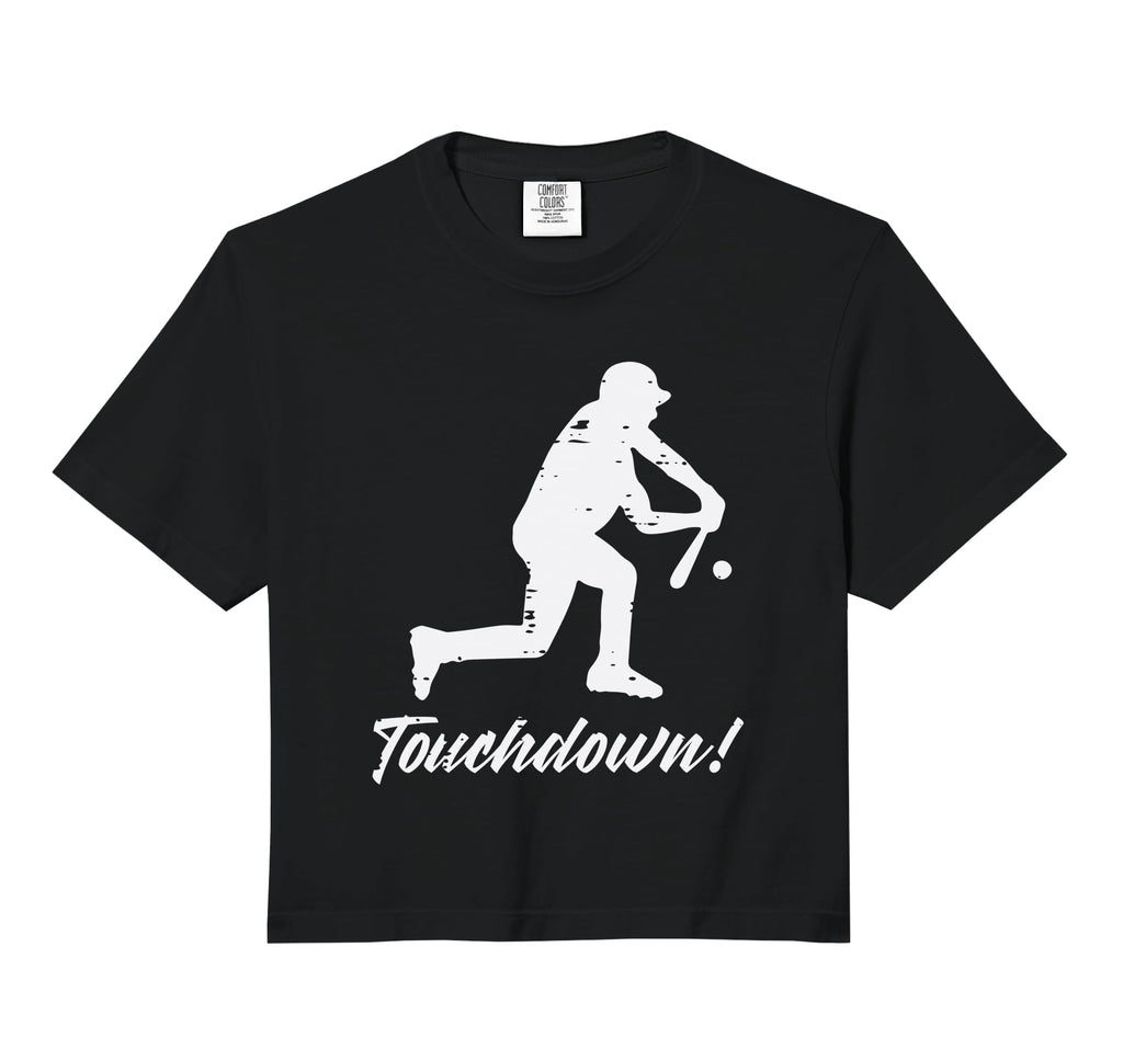 Touchdown Baseball Batter Sports T-Shirt - Fun Novelty Design Men Women - T-Shirt, Sweatshirt, Hoodie