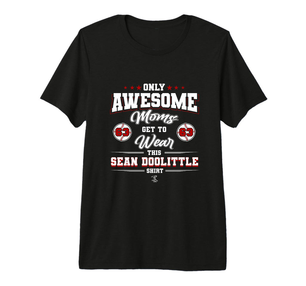 Sean Doolittle Awesome Moms Tri Blend T-Shirt - Unique Graphic Unisex - T-Shirt, Sweatshirt, Hoodie
