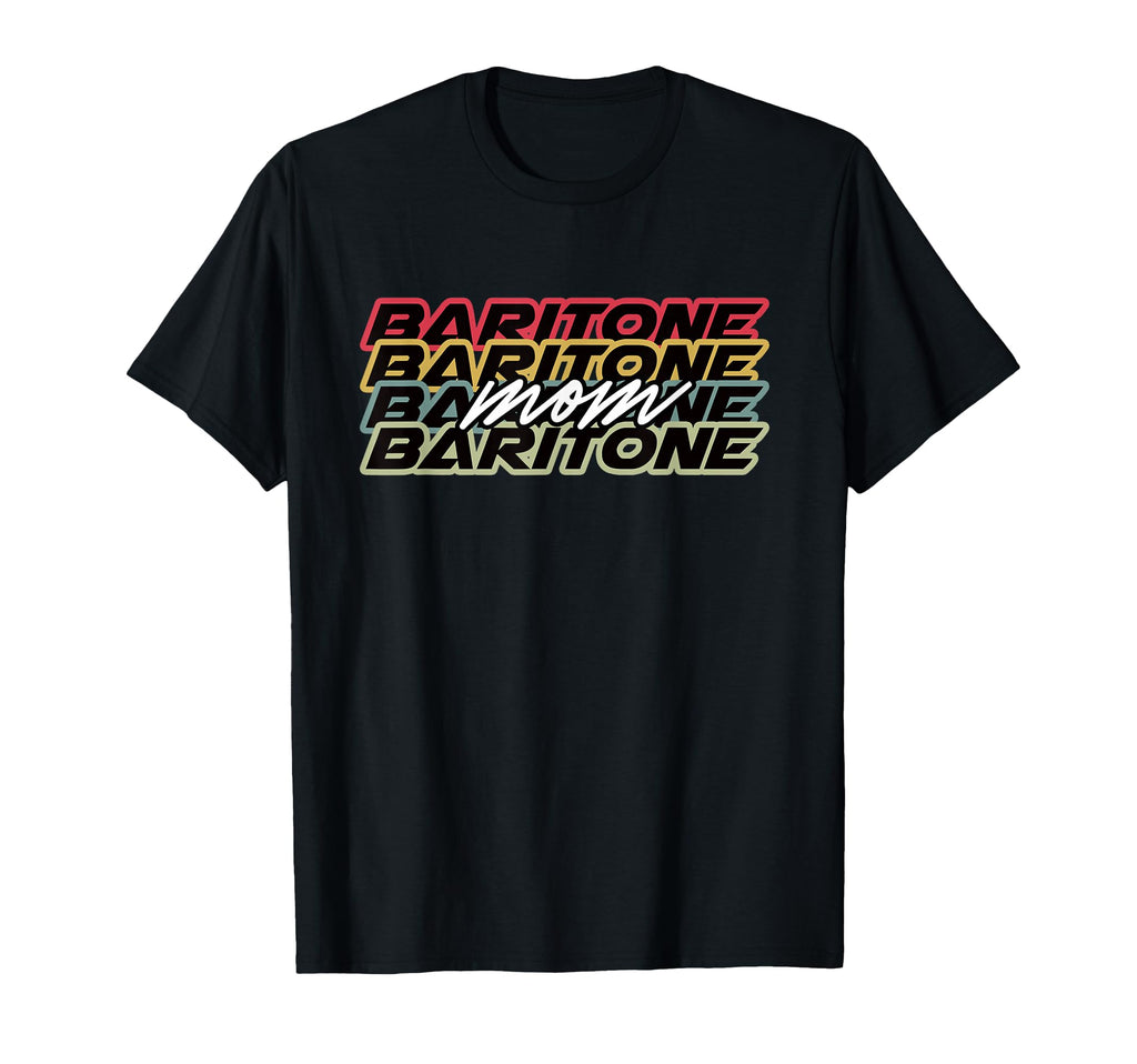 Baritone Mom Player 70S 80S 90S T-Shirt - Custom Art Print for Adults - T-Shirt, Sweatshirt, Hoodie