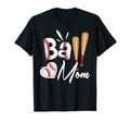 Ball Mom Baseball Mama Pitcher Batter T-Shirt - Minimalist Print Unisex - T-Shirt, Sweatshirt, Hoodie