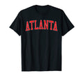 Atlanta Ga Varsity Red Text T-Shirt - Novelty Apparel Unisex - T-Shirt, Sweatshirt, Hoodie