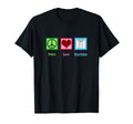 Nutritionist Peace Love Nutrition T-Shirt - Graphic Print for Adults - T-Shirt, Sweatshirt, Hoodie