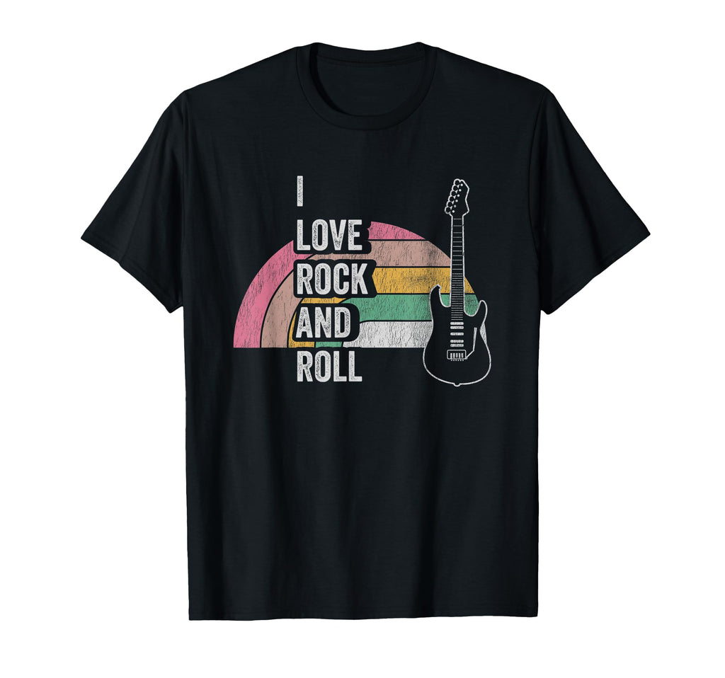 I Love Rock And Roll Guitar Vibes T-Shirt - Streetwear Style Unisex - T-Shirt, Sweatshirt, Hoodie