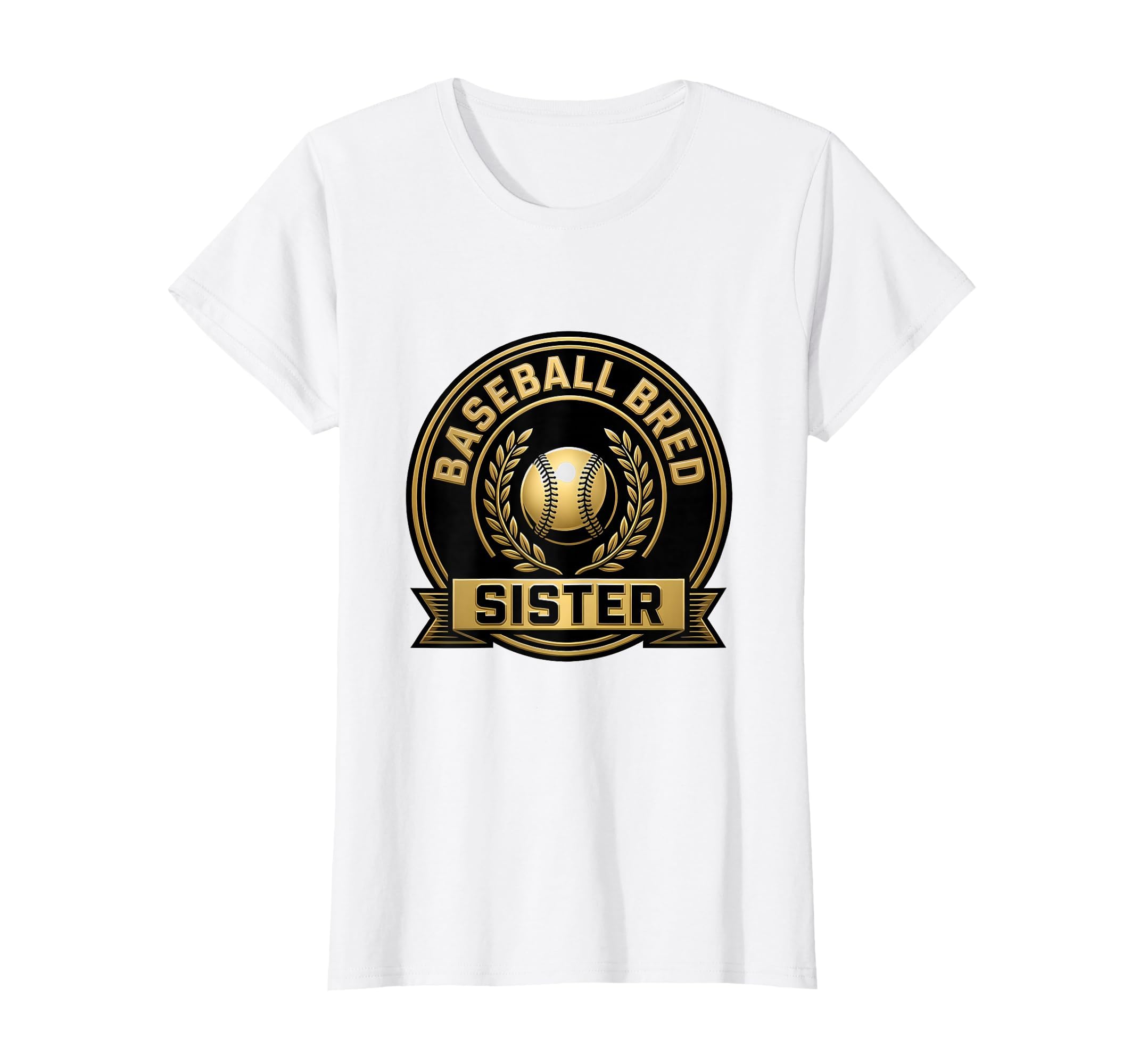 Baseball Bred Sister Proud Baseball T-Shirt - Custom Art Print Unisex - T-Shirt, Sweatshirt, Hoodie