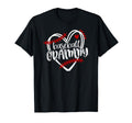 Baseball Heart Grammy Grandma T-Shirt - Trendy Graphic for Adults - T-Shirt, Sweatshirt, Hoodie