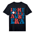 My Baseball Aunt Era Groovy Baseball T-Shirt - Graphic Print for Adults - T-Shirt, Sweatshirt, Hoodie