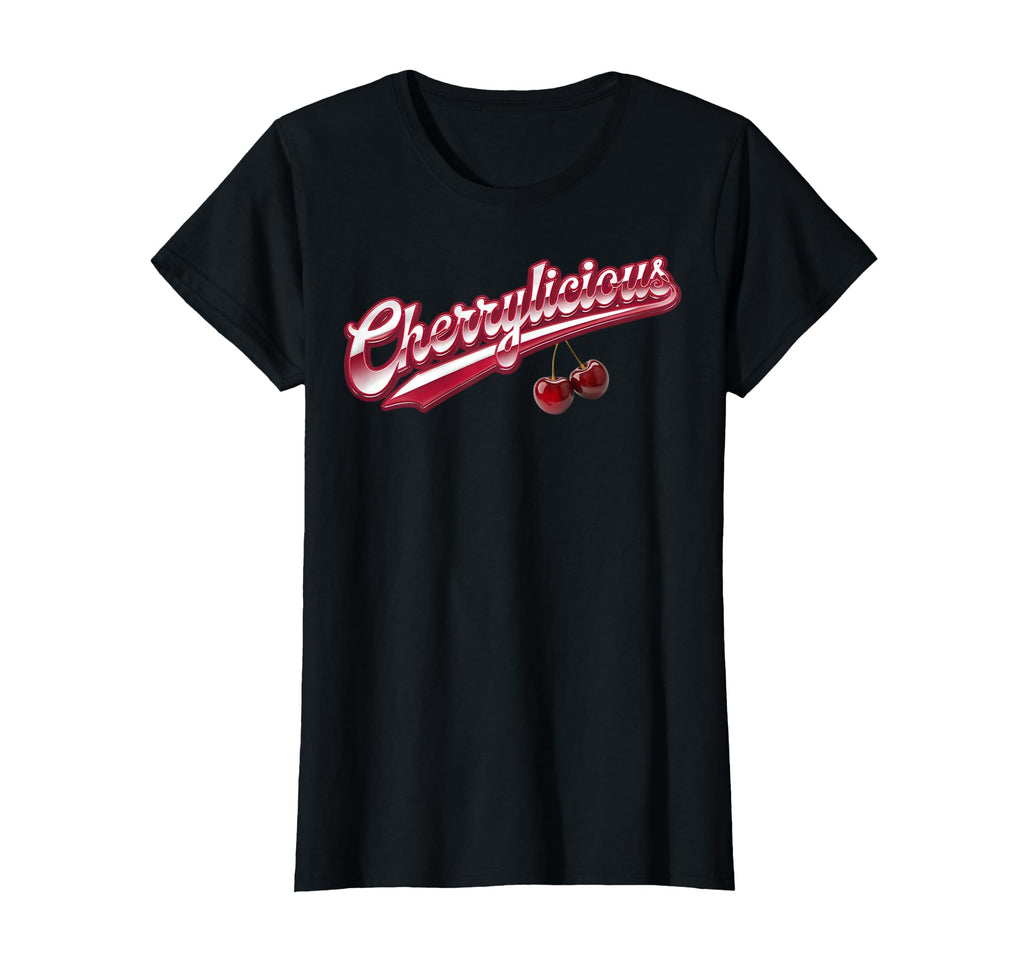 Womens Cherrylicious Bold Flirty Cherry T-Shirt - Unique Graphic Unisex - T-Shirt, Sweatshirt, Hoodie