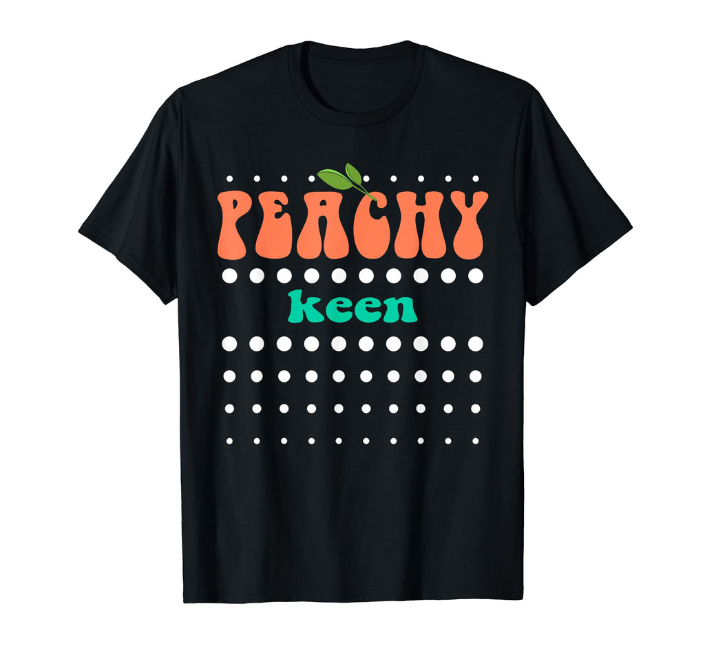 Peachy Keen Peach Turquoise Just All T-Shirt - Minimalist Print Unisex - T-Shirt, Sweatshirt, Hoodie