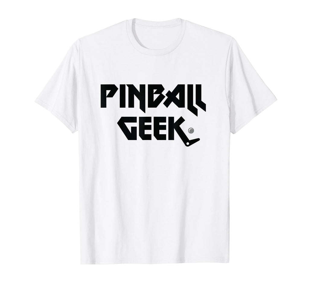 Pinball Geek Arcade Gaming T-Shirt - Minimalist Print Men Women - T-Shirt, Sweatshirt, Hoodie