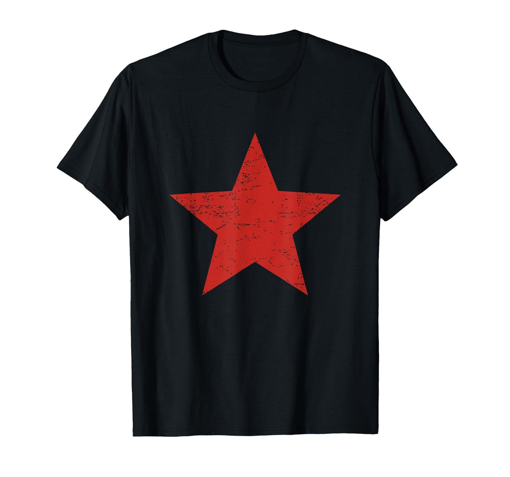 Grunge Alternative Distressed Red T-Shirt - Novelty Apparel for Adults - T-Shirt, Sweatshirt, Hoodie