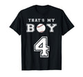 Thats My Baseball 4 Jersey Number T-Shirt - Custom Art Print for Adults - T-Shirt, Sweatshirt, Hoodie