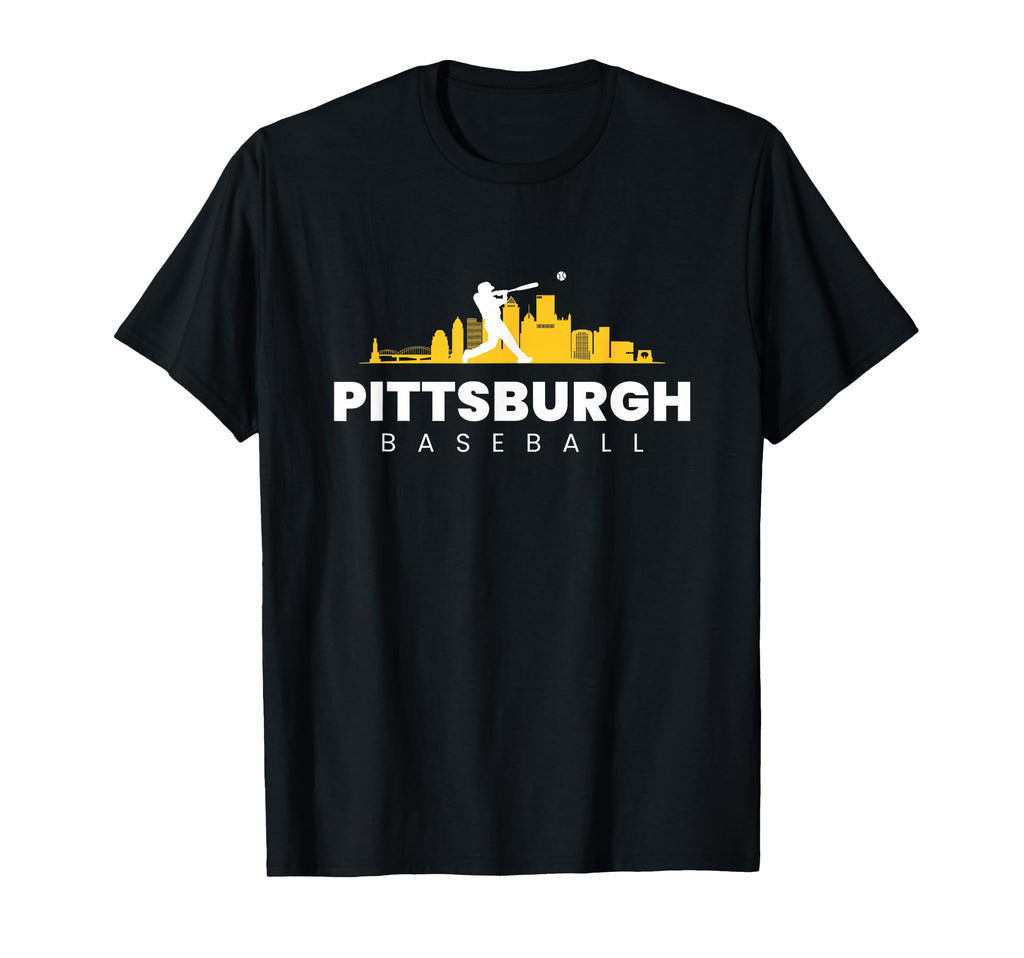 Pittsburgh Baseball Minimalist T-Shirt - Custom Art Print for Adults - T-Shirt, Sweatshirt, Hoodie