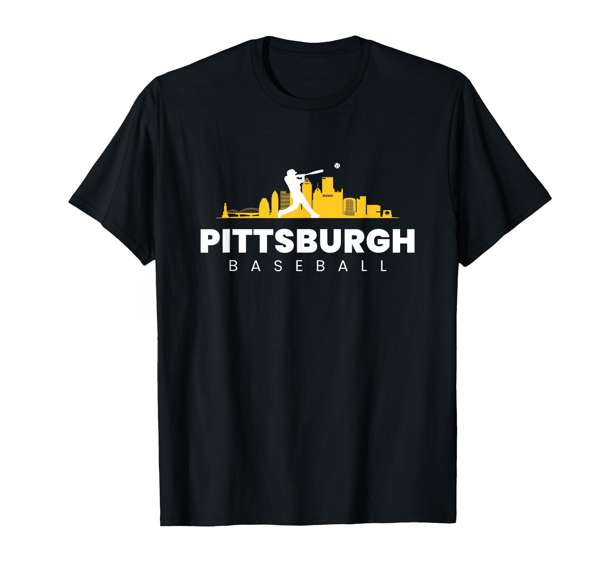 Pittsburgh Baseball Minimalist T-Shirt - Custom Art Print for Adults - T-Shirt, Sweatshirt, Hoodie