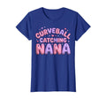 Curveball Catching Nana Baseball T-Shirt - Minimalist Print Men Women - T-Shirt, Sweatshirt, Hoodie