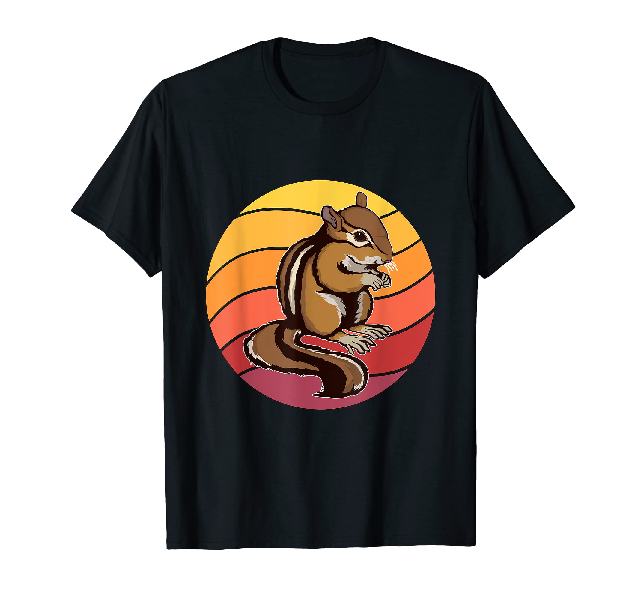 Chipmunk Sunset Rodent Chipmunks T-Shirt - Trendy Graphic Men Women - T-Shirt, Sweatshirt, Hoodie