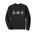 Photographer Camera Heartbeat Sweatshirt - Trendy Graphic Men Women - T-Shirt, Sweatshirt, Hoodie