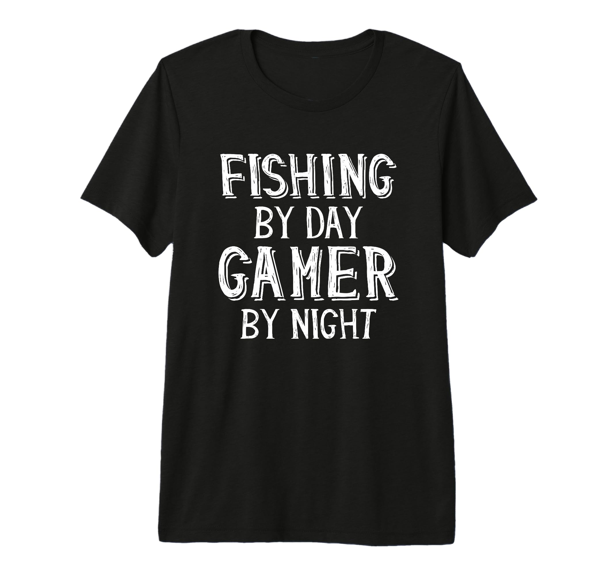 Fishing Day Gamer Night Gift Gaming Dad T-Shirt - Unique Graphic Men Women - T-Shirt, Sweatshirt, Hoodie